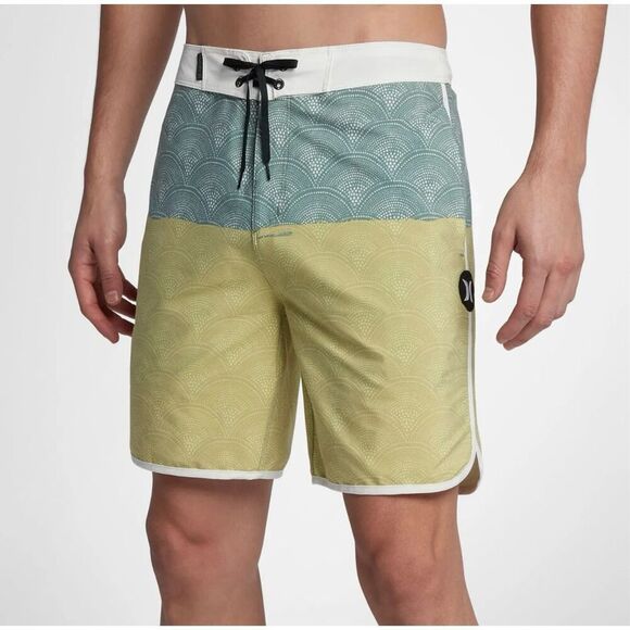 NWT Hurley Men's Pescado Beachside 18" Boardshorts Swim Shorts Men’s size 38 - Picture 1 of 14